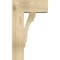 Ekena Millwork Olympic Block Rough Sawn Bracket w/ Offset Brace, Douglas Fir, 8"W x 18"D x 30"H BKT0806X18X30OLY05RDF - alternate 4